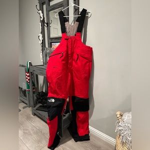 The North Face Gore Tex winter waterproof bibs. Great for all snow activities.